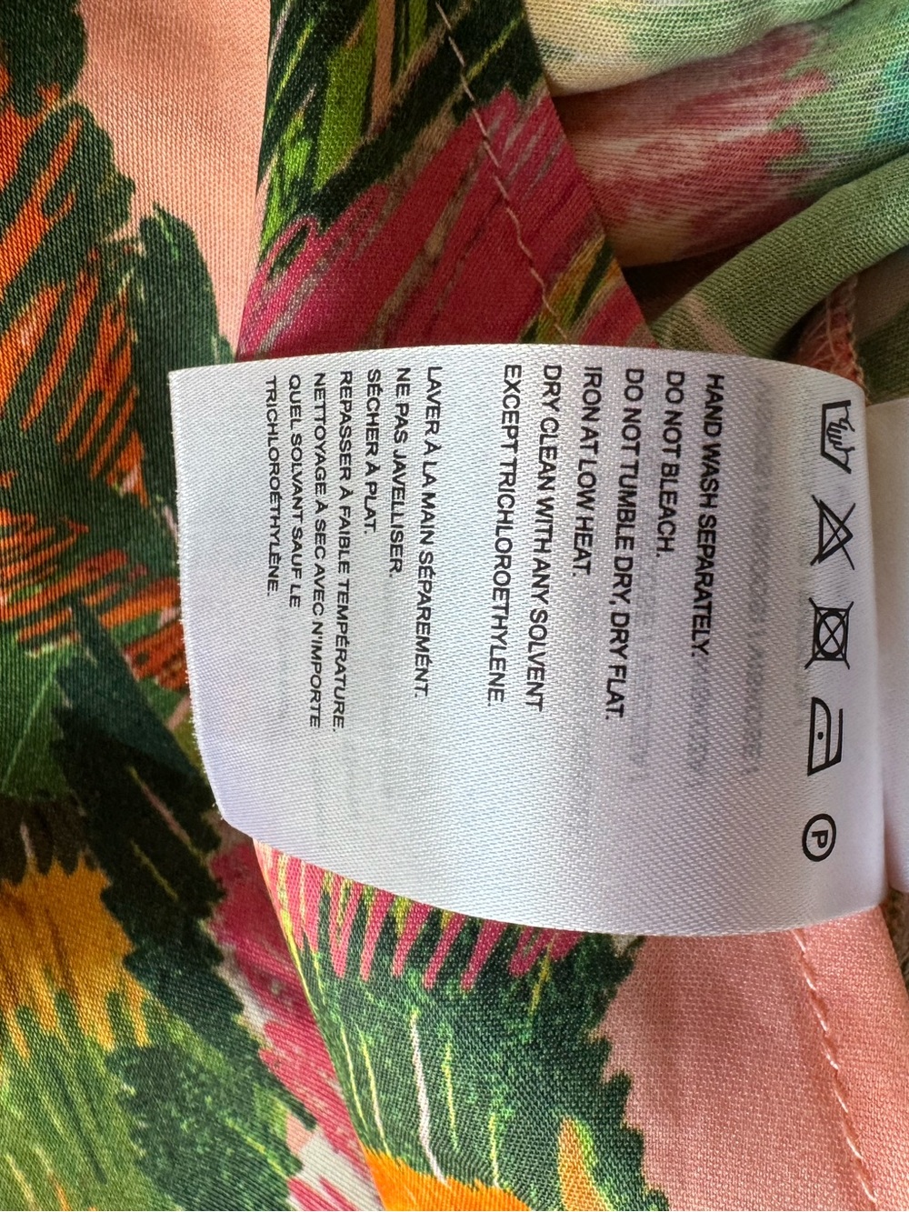 FARM Rio Macaw Leaves Print Tie-Waist Midi Dress, NWT, Size Small - Picture 9 of 9
